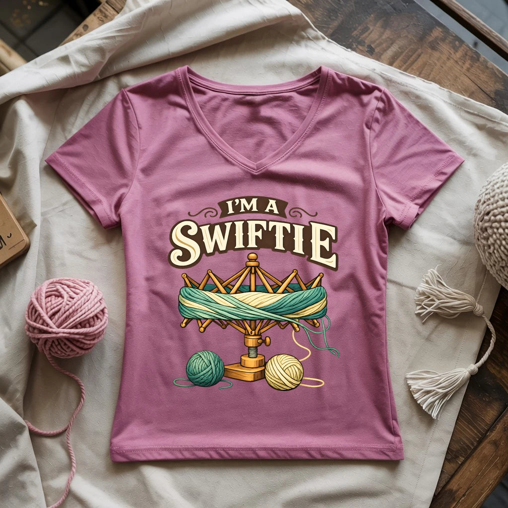 Proud Yarn Swiftie Lady V-neck