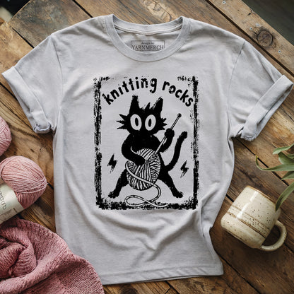 Knitting Rocks T-shirt