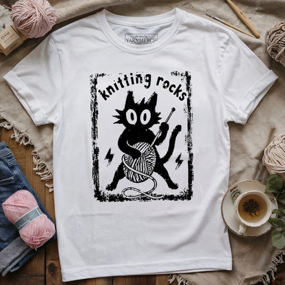 Knitting Rocks T-shirt