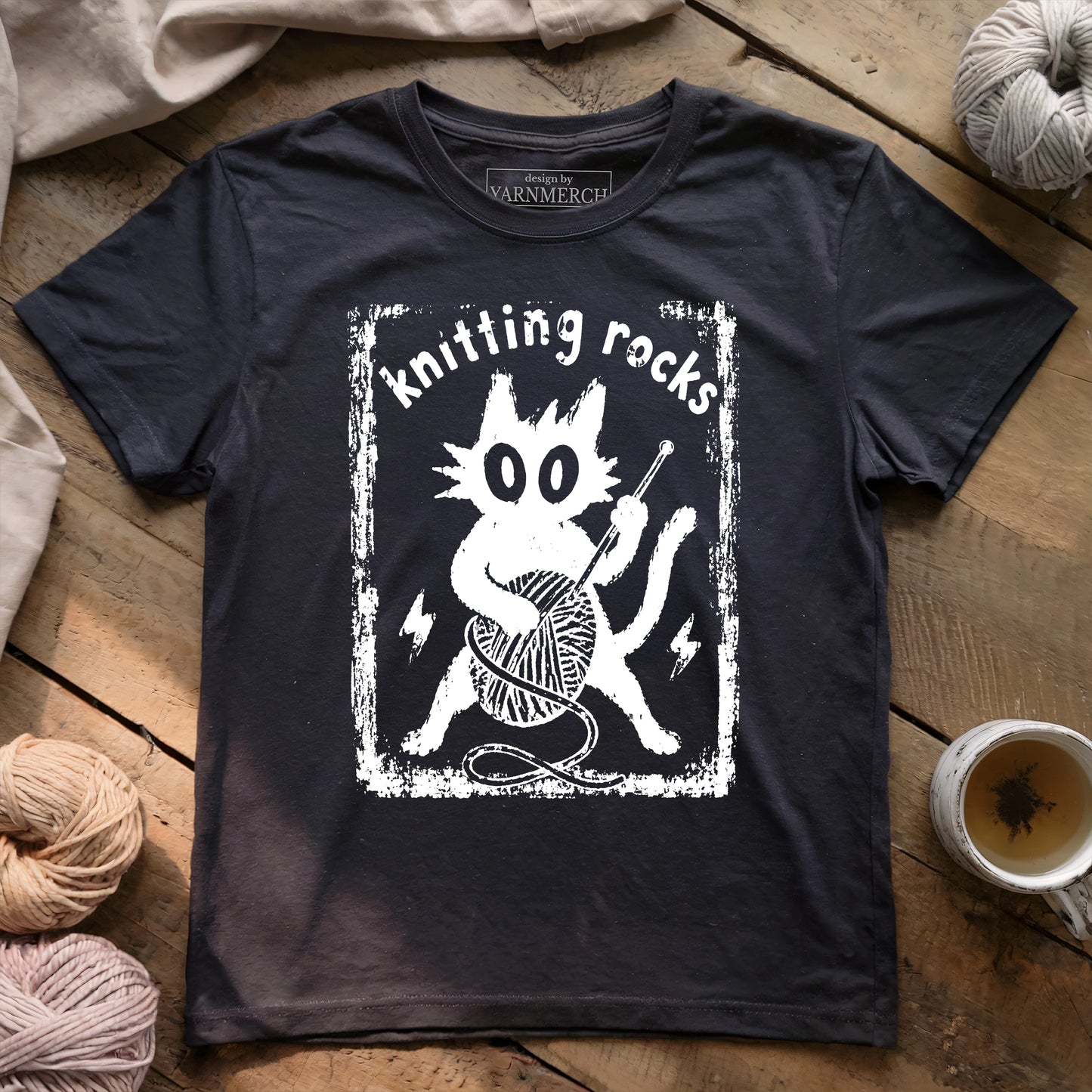 Knitting Rocks T-shirt