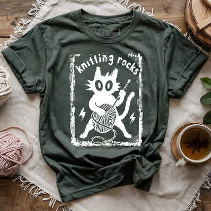 Knitting Rocks T-shirt
