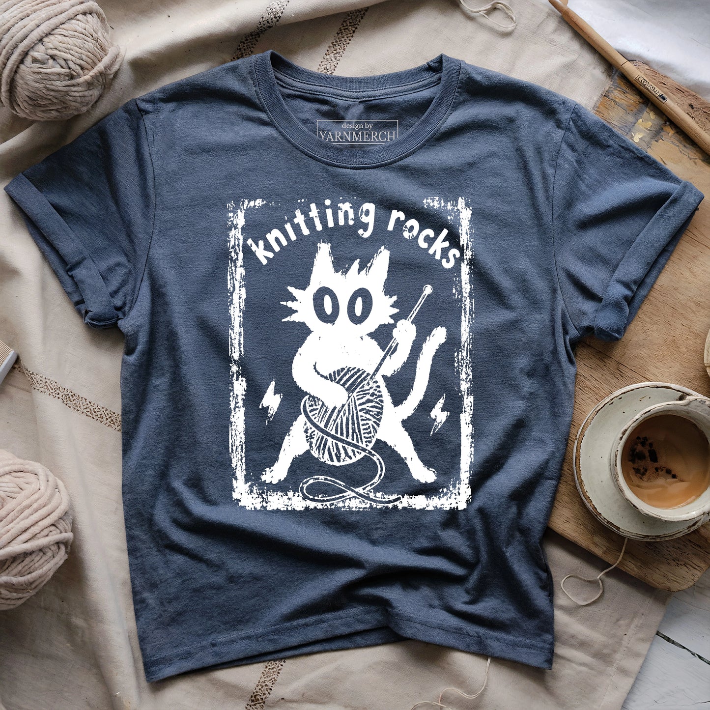 Knitting Rocks T-shirt