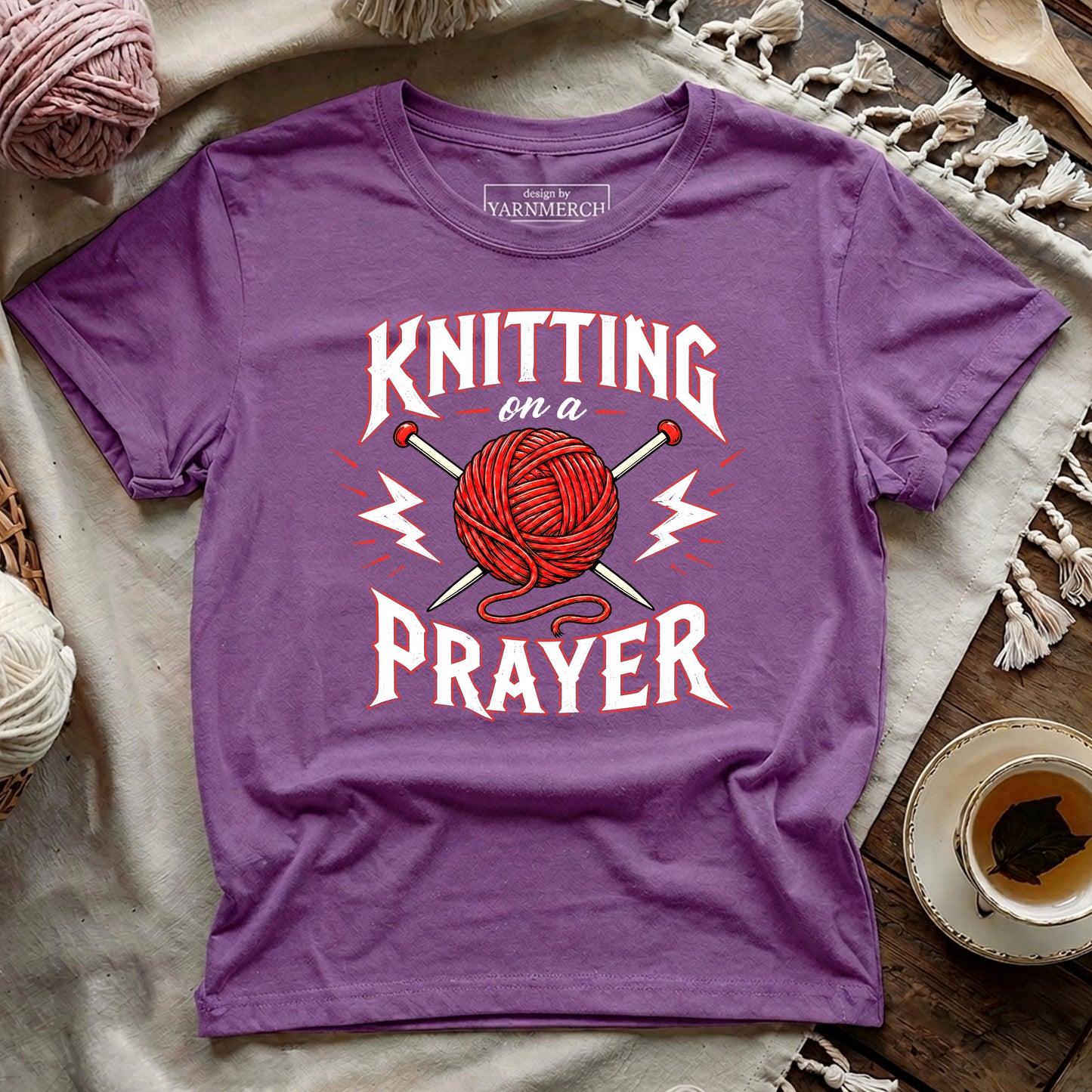 Knitting on a Prayer T-shirt
