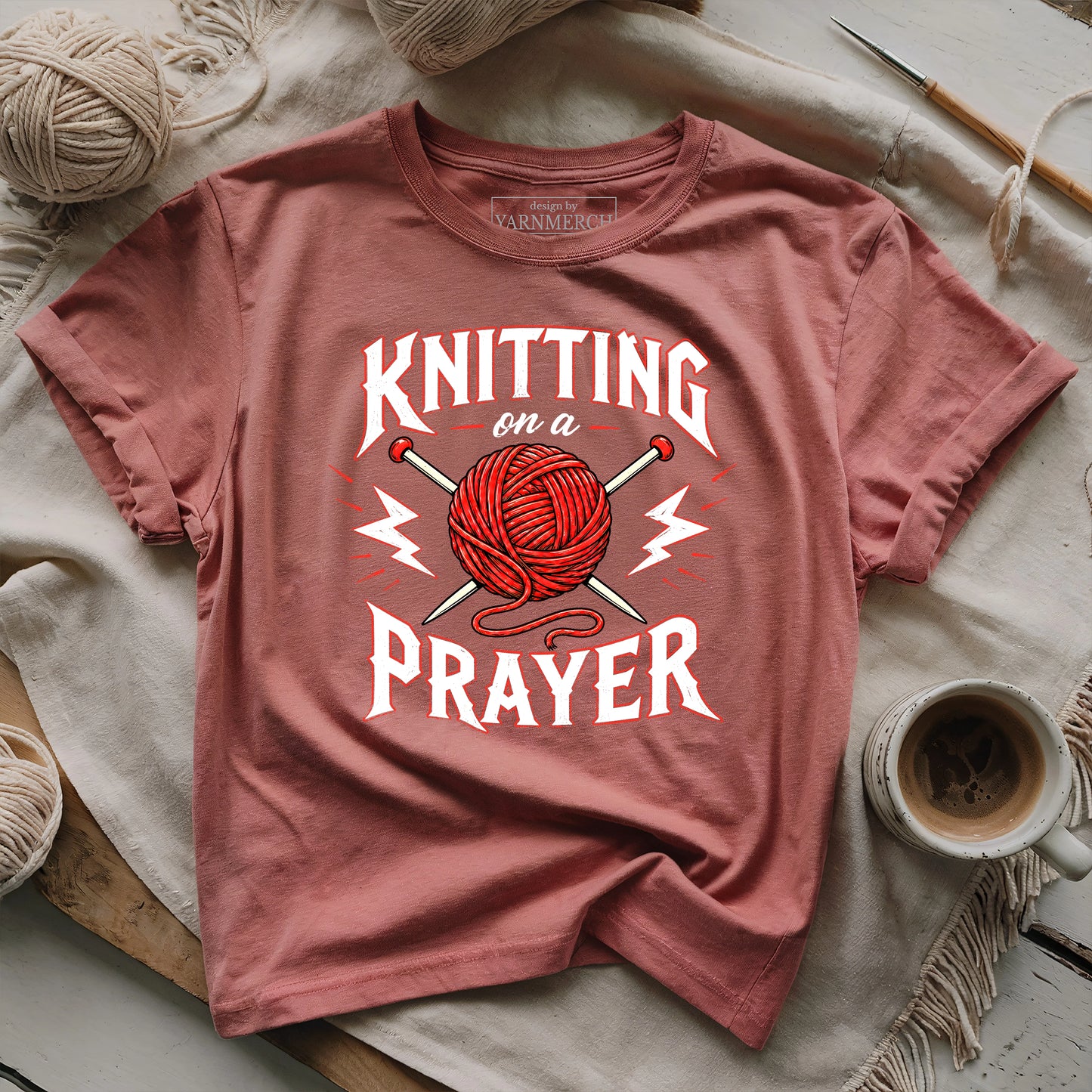 Knitting on a Prayer T-shirt