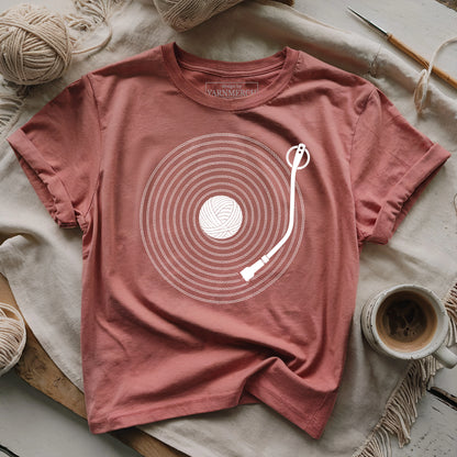 Playing Yarn Vinyl T-shirt