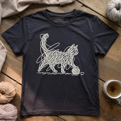 Tangled Yarn Cat T-shirt