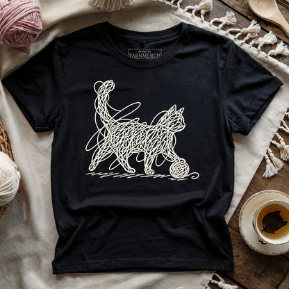 Tangled Yarn Cat T-shirt