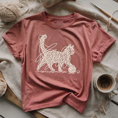 Tangled Yarn Cat T-shirt