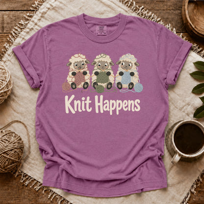 Comfort Colors Knit Happens Flock T-shirt