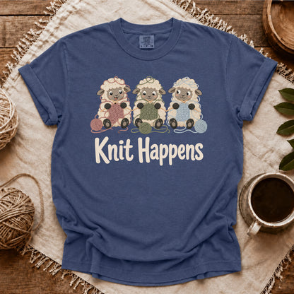 Comfort Colors Knit Happens Flock T-shirt