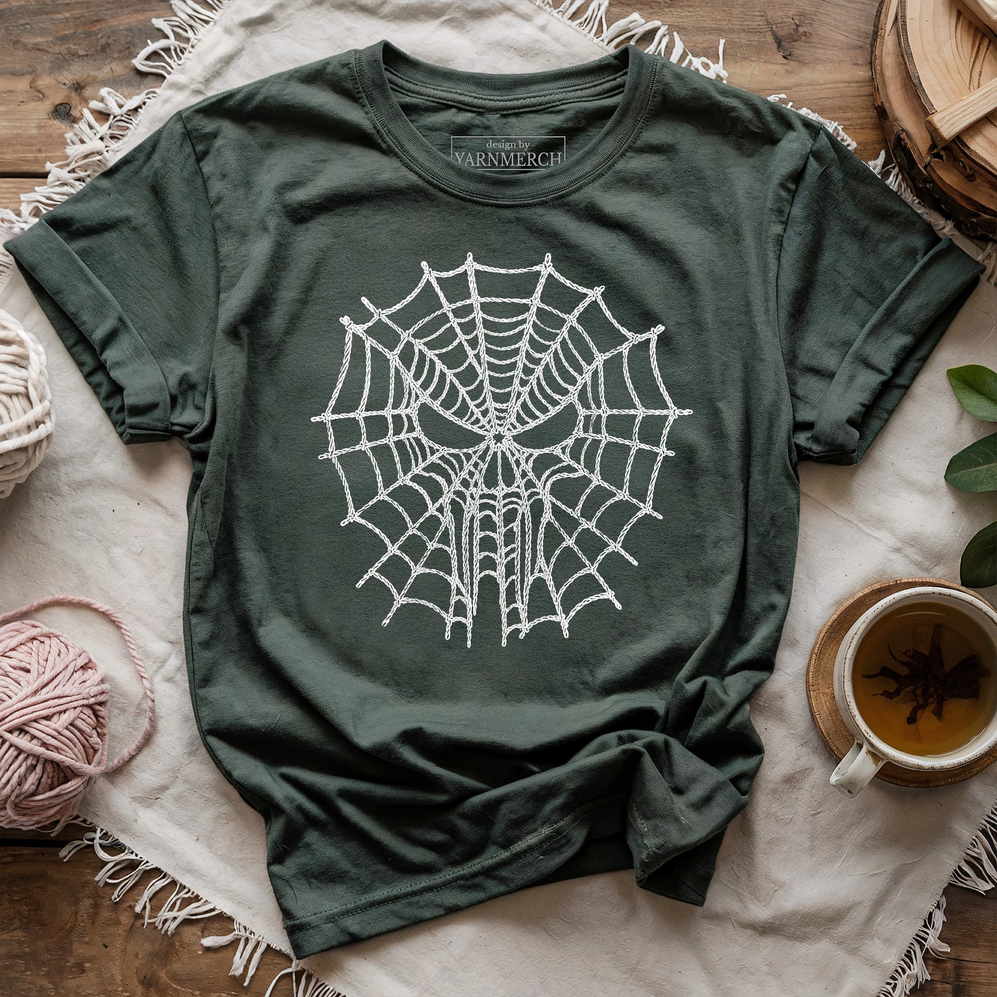 Yarn Spider Web T-shirt