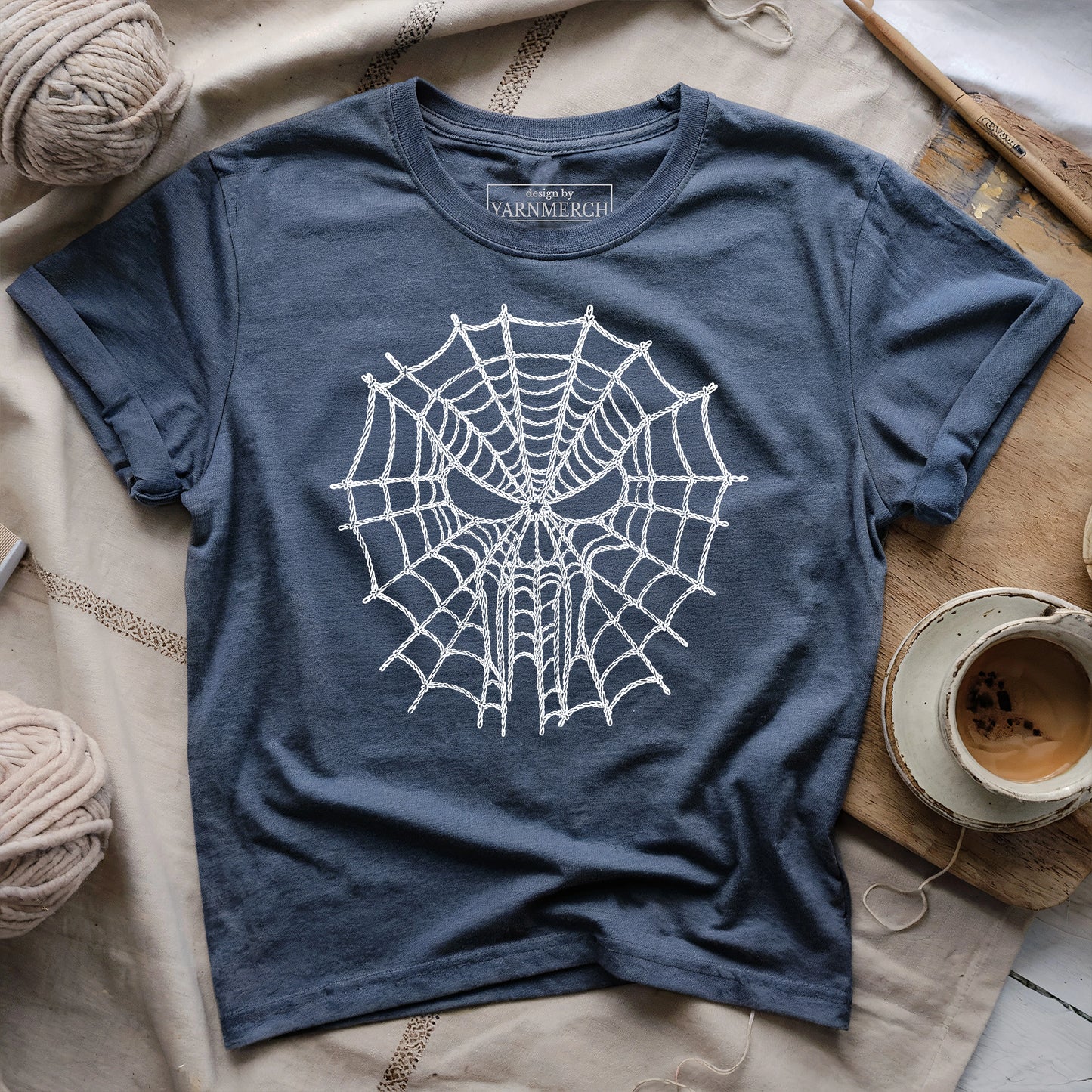 Yarn Spider Web T-shirt
