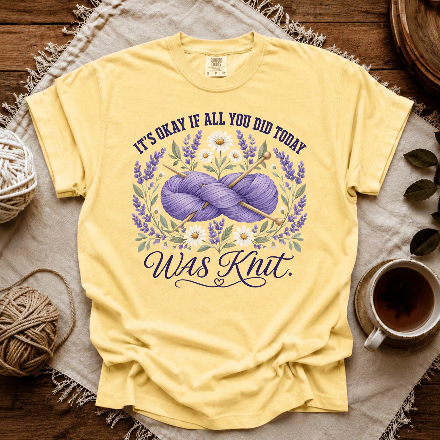 Comfort Colors It's Okay If Knit T-shirt