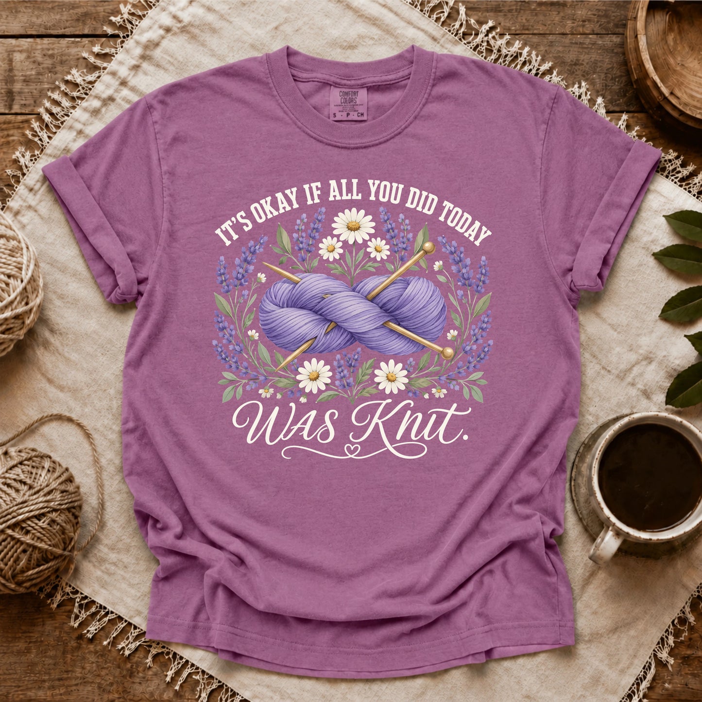 Comfort Colors It's Okay If Knit T-shirt