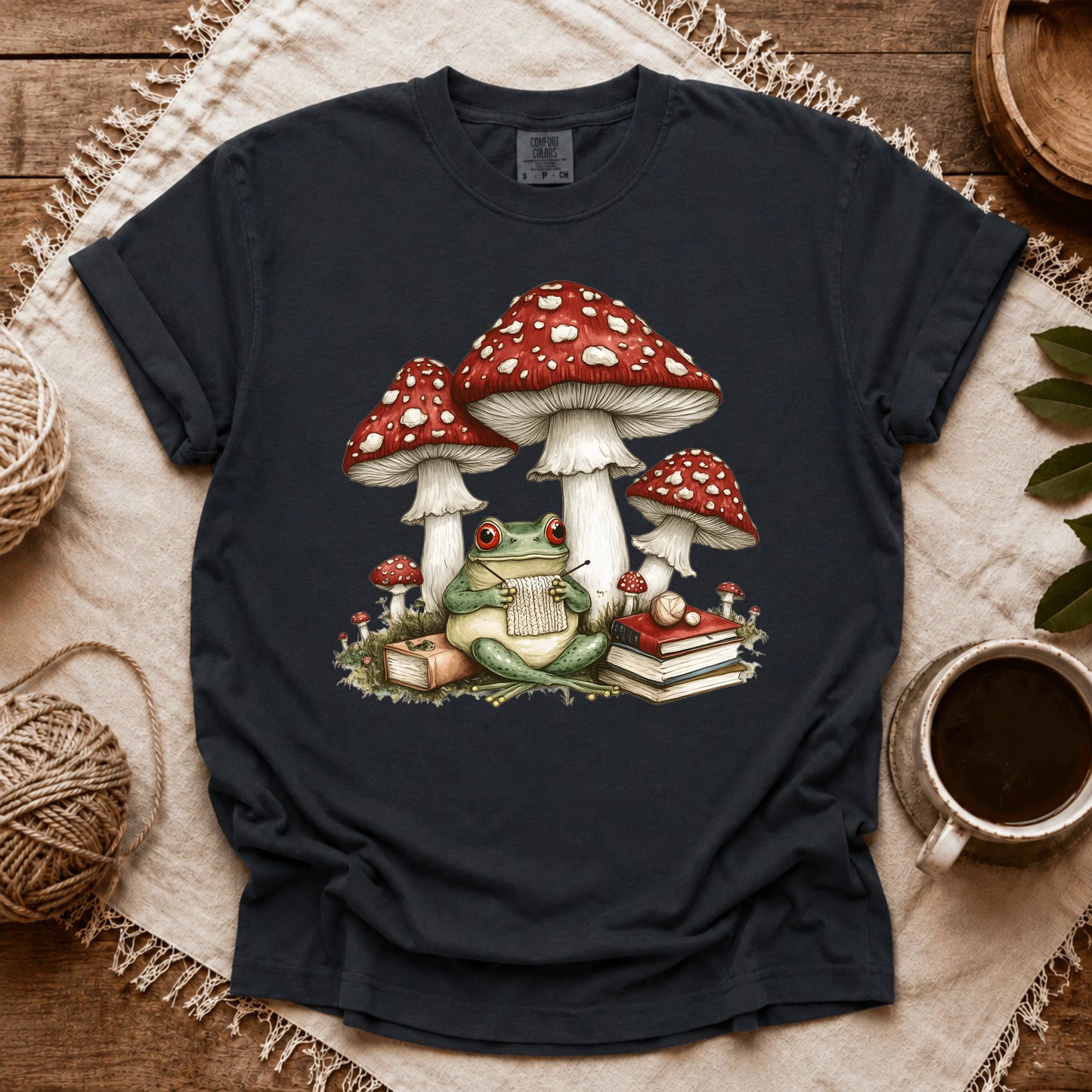 Comfort Colors Knitting Frog T-shirt