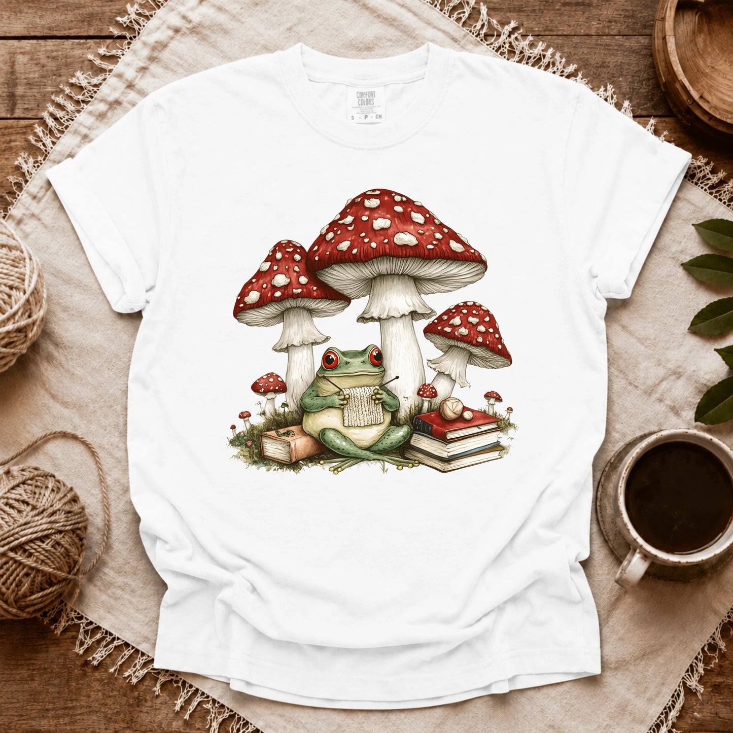 Comfort Colors Knitting Frog T-shirt