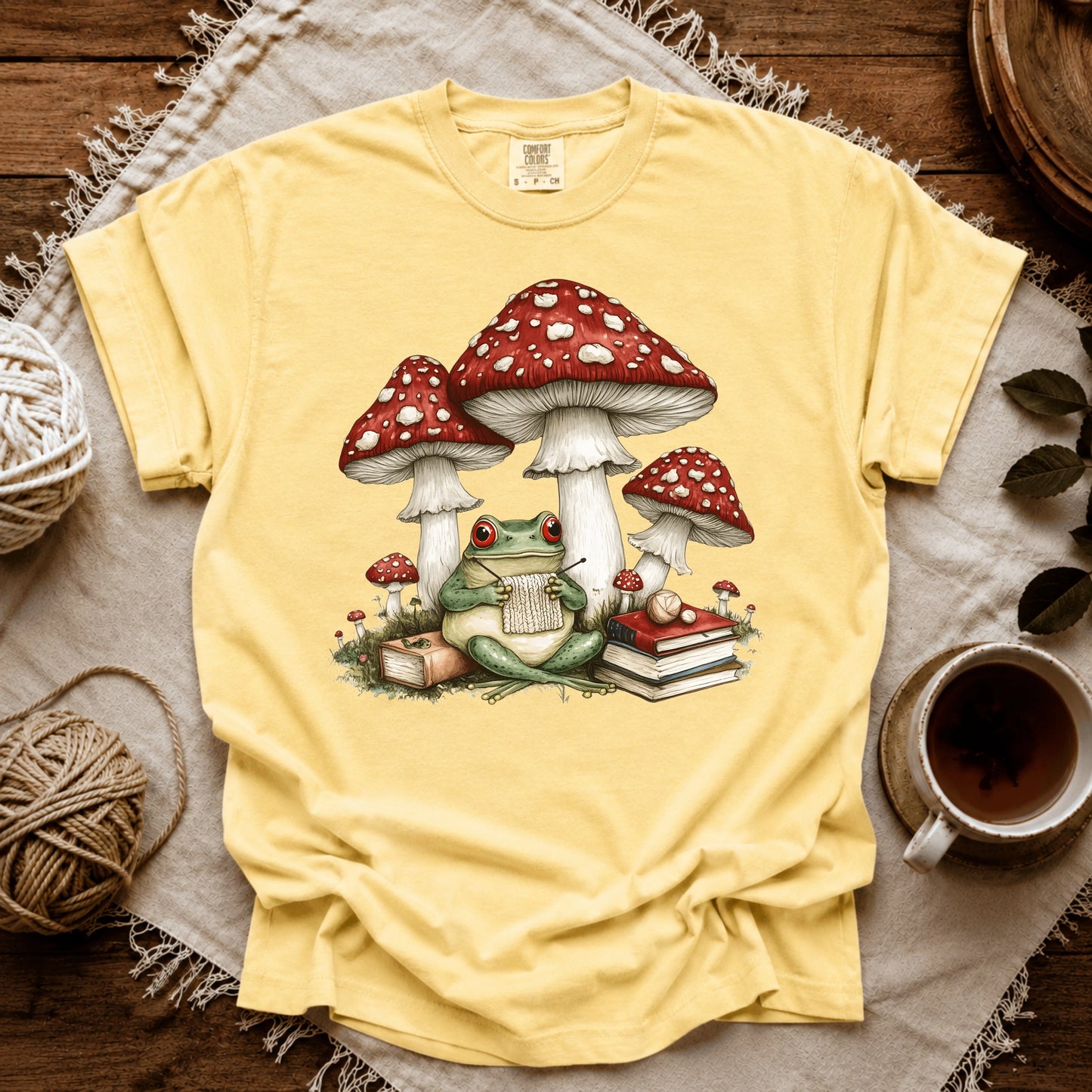 Comfort Colors Knitting Frog T-shirt