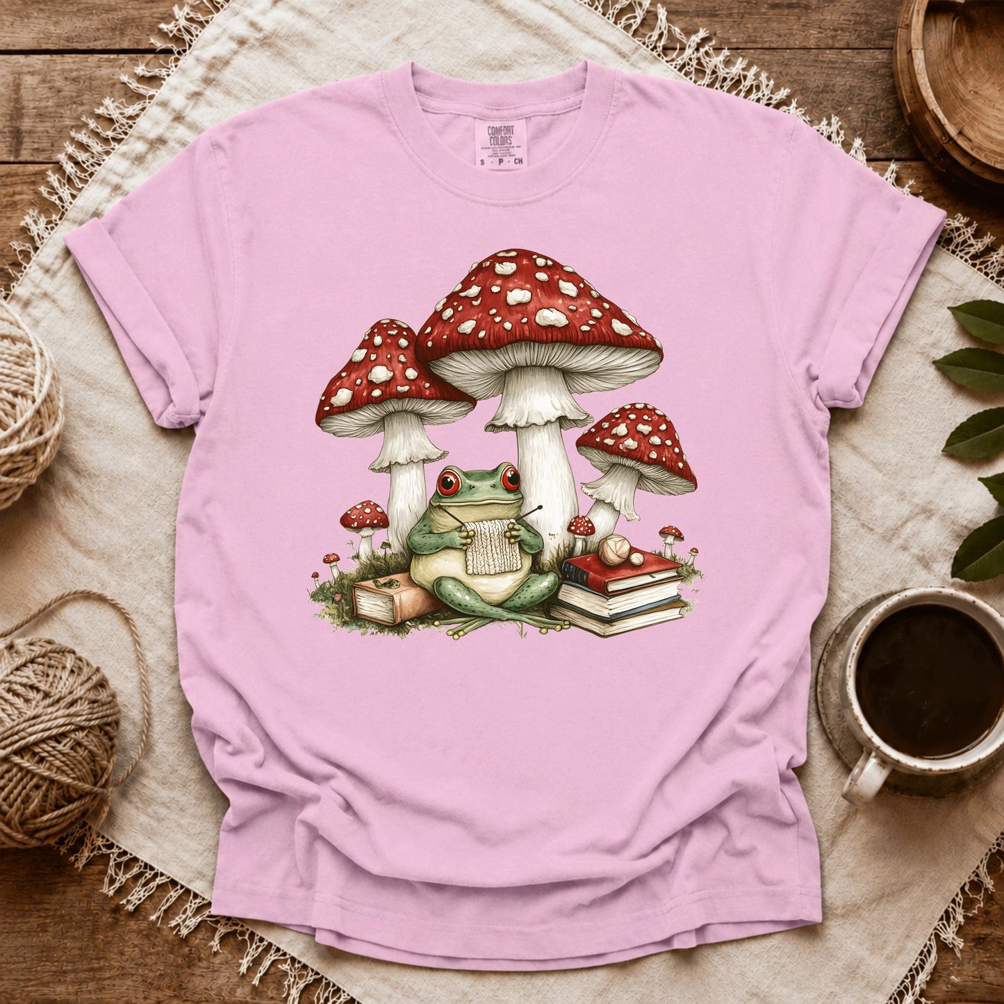 Comfort Colors Knitting Frog T-shirt