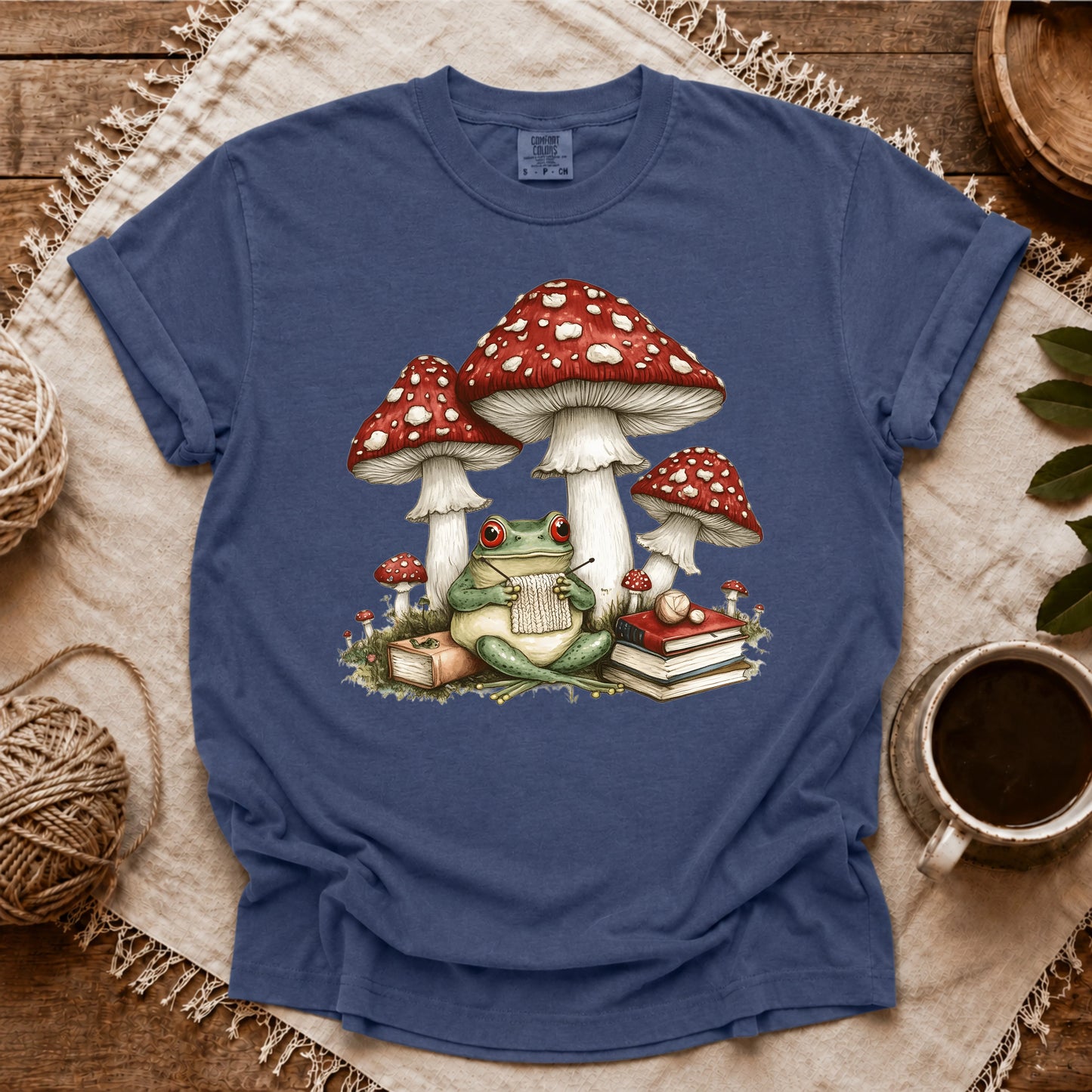 Comfort Colors Knitting Frog T-shirt