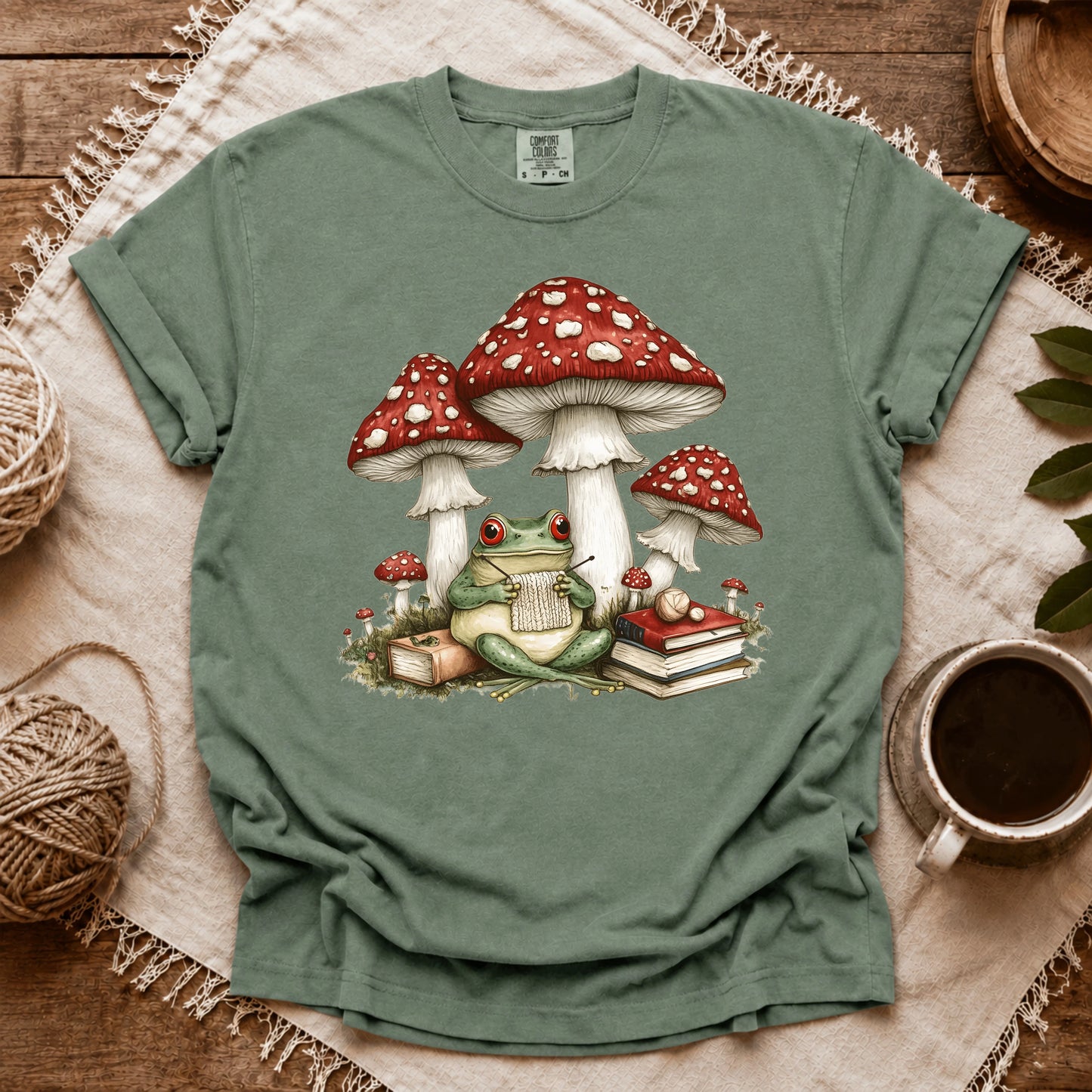 Comfort Colors Knitting Frog T-shirt