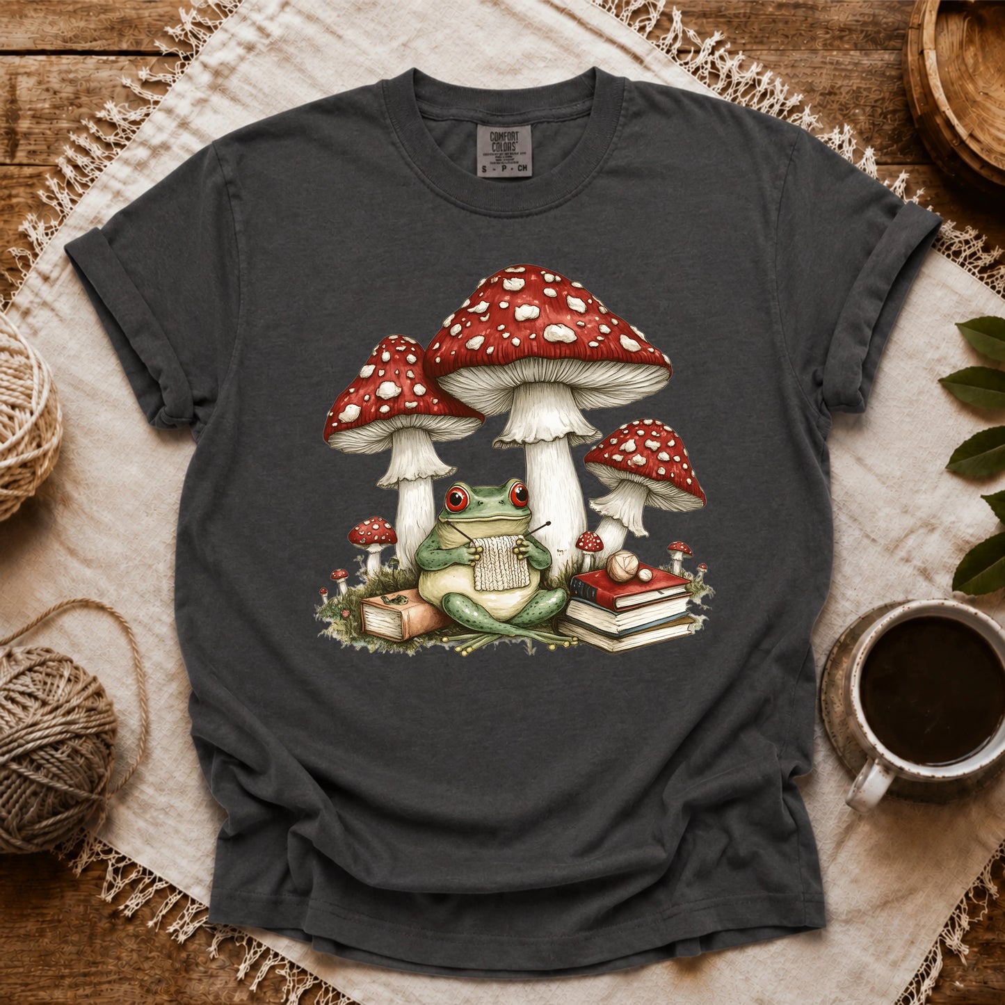 Comfort Colors Knitting Frog T-shirt