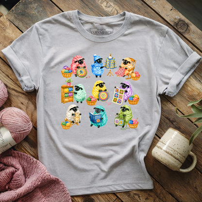 Sheep Who Crochet T-shirt