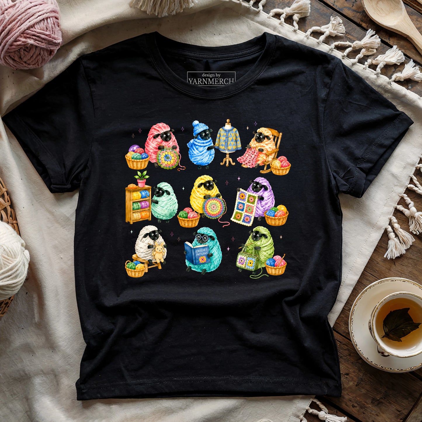 Sheep Who Crochet T-shirt