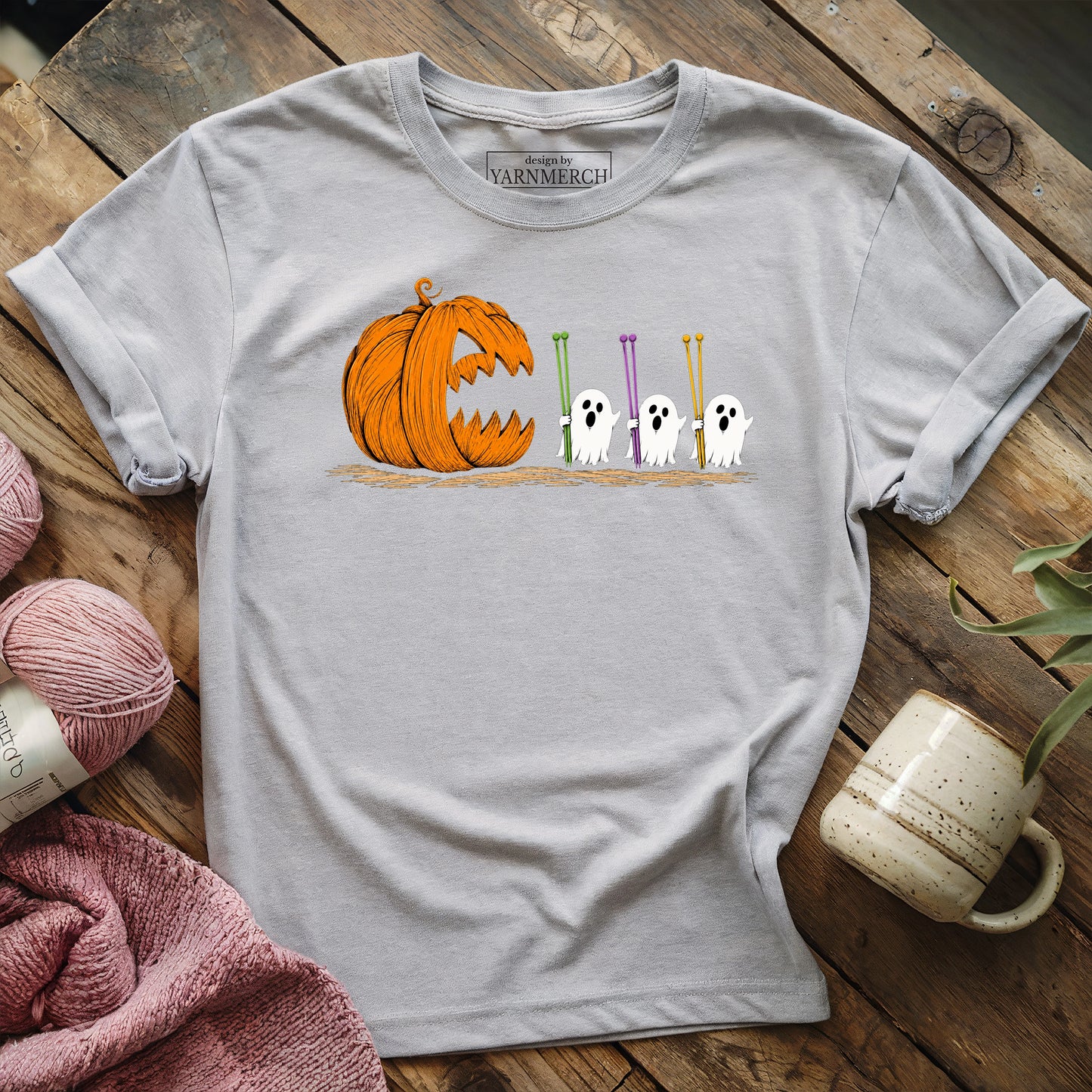 Ghostly Stitch Crew T-shirt