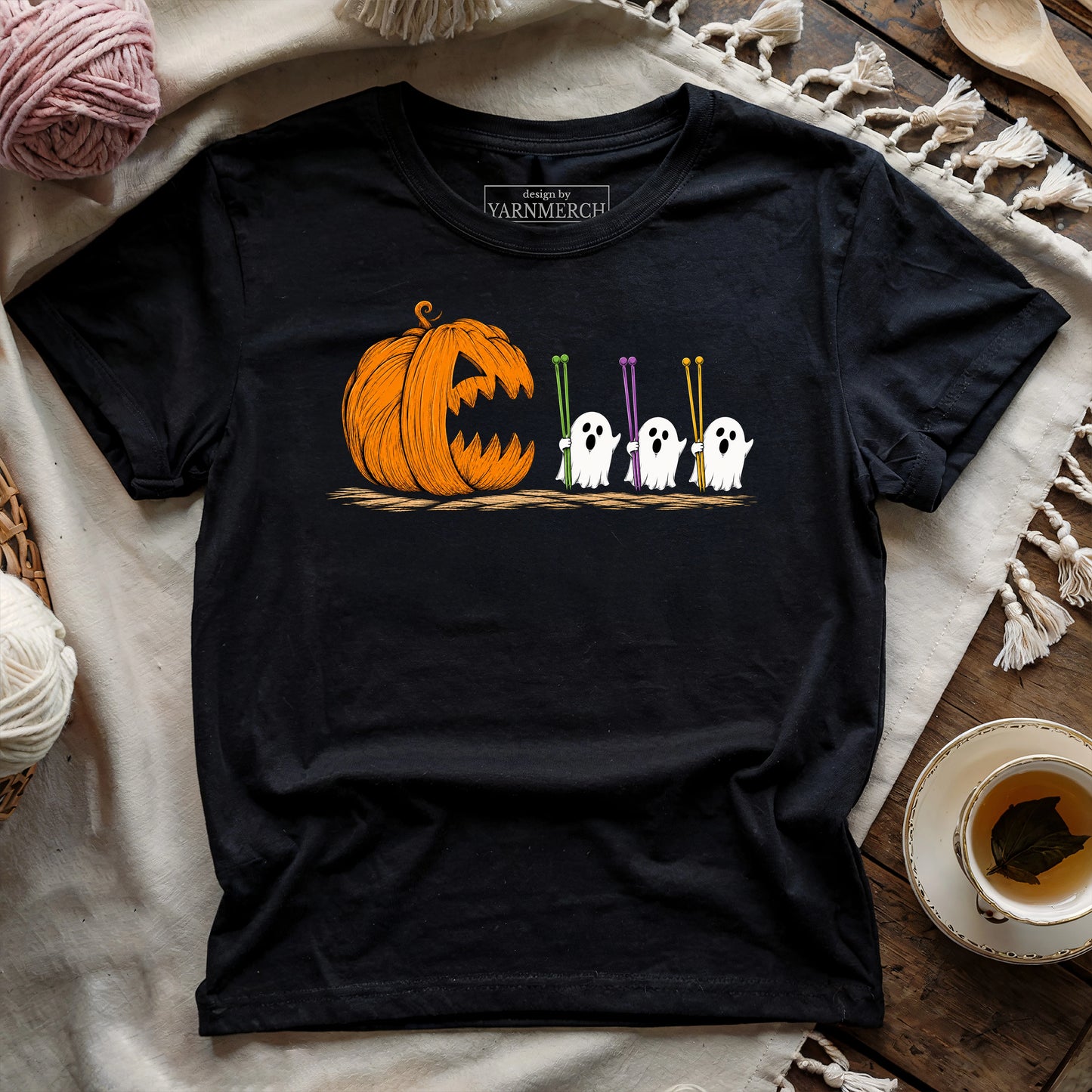 Ghostly Stitch Crew T-shirt