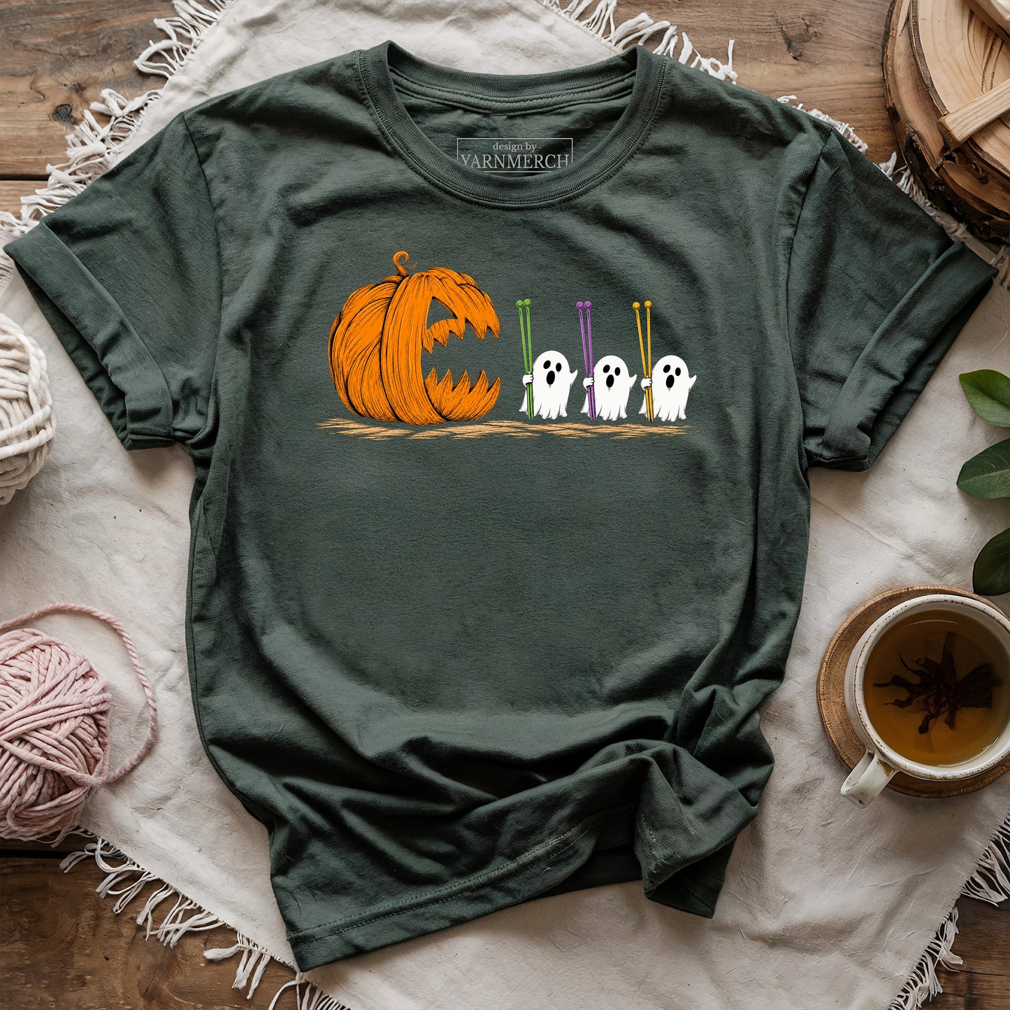 Ghostly Stitch Crew T-shirt