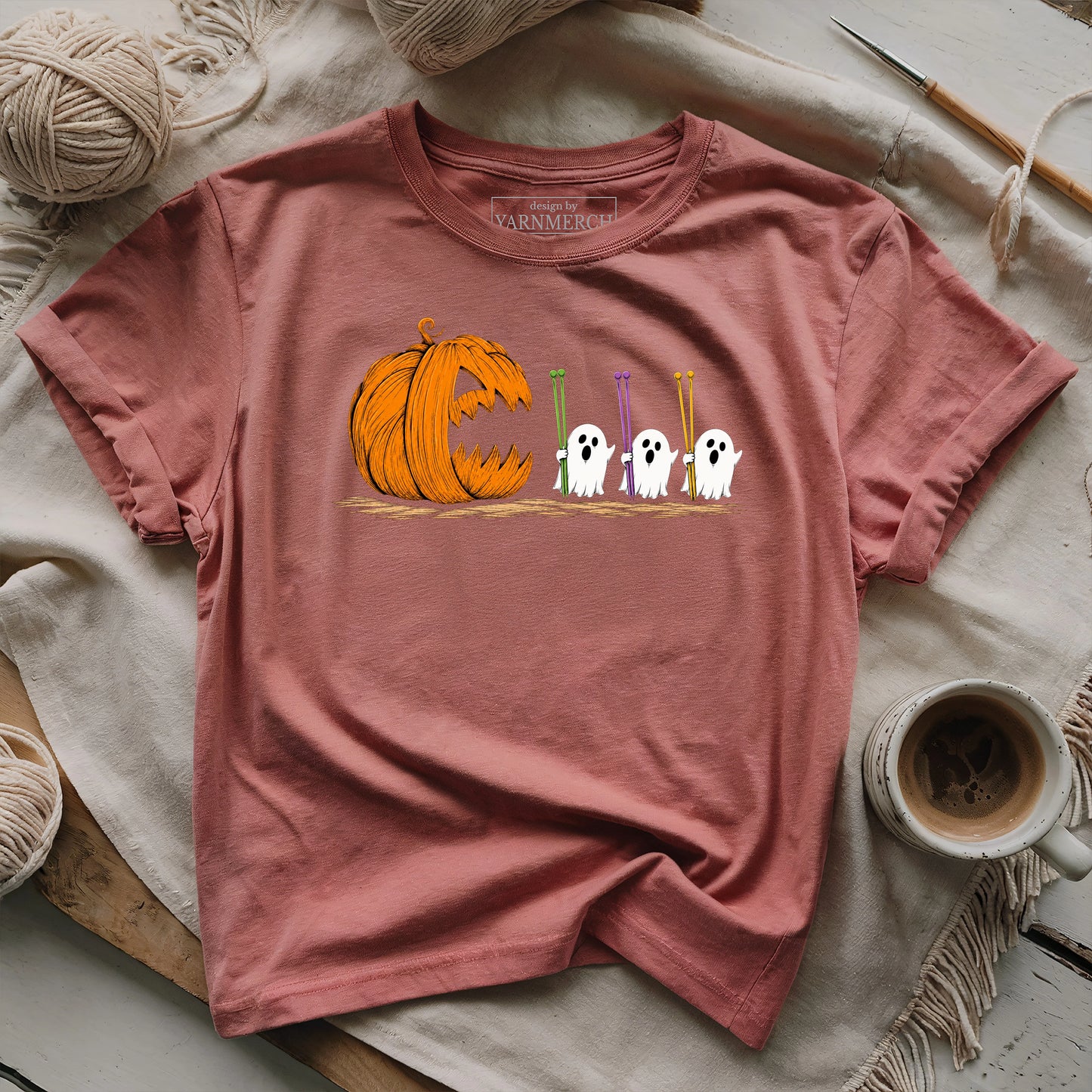 Ghostly Stitch Crew T-shirt
