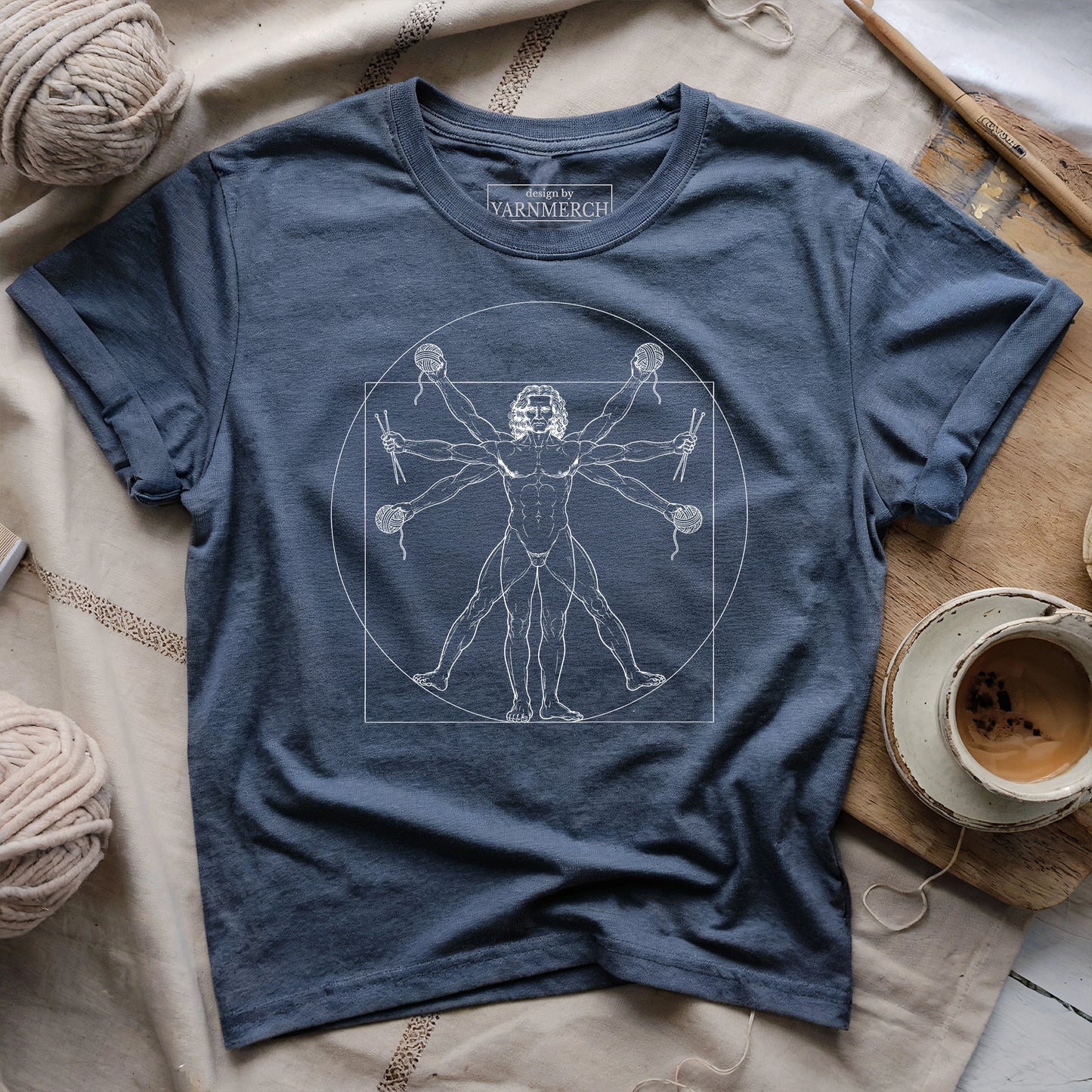 Vitruvian Knitter T-shirt