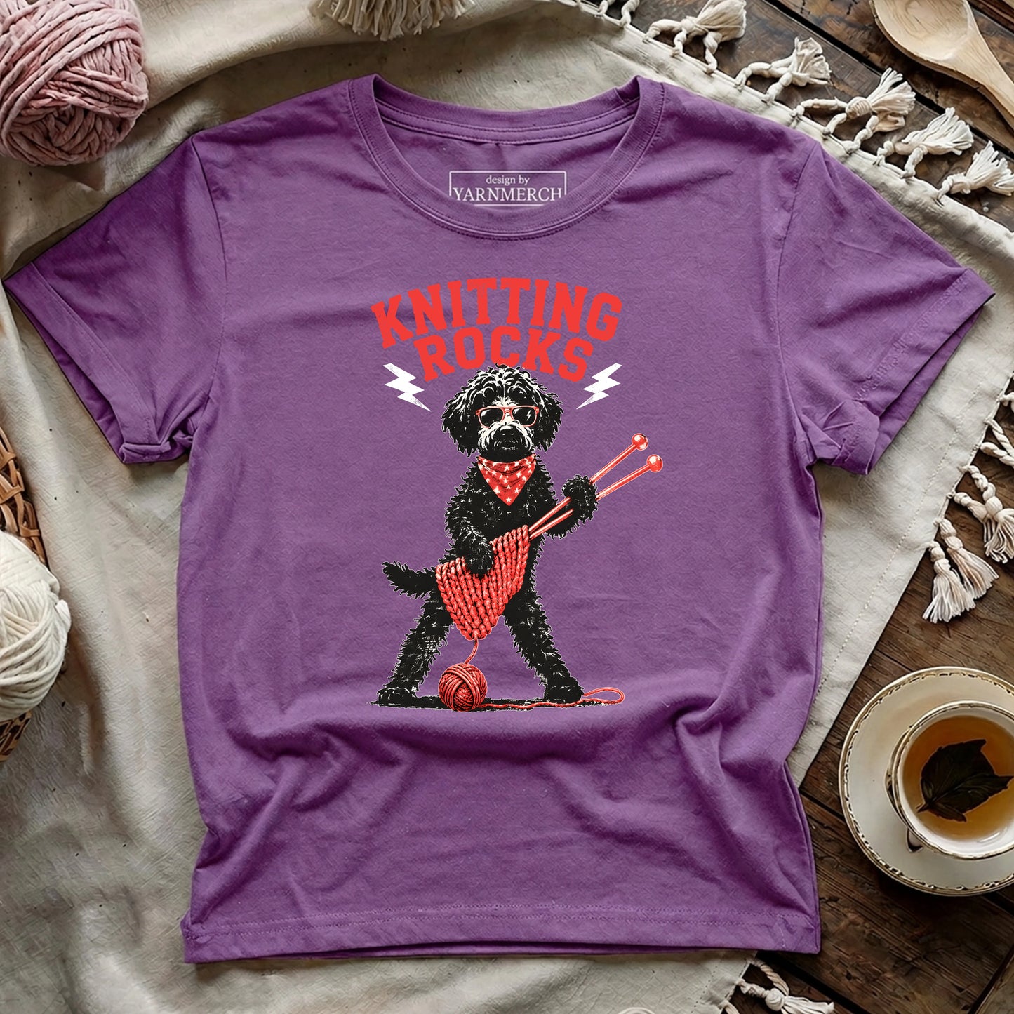 Knitting Rocks! T-shirt