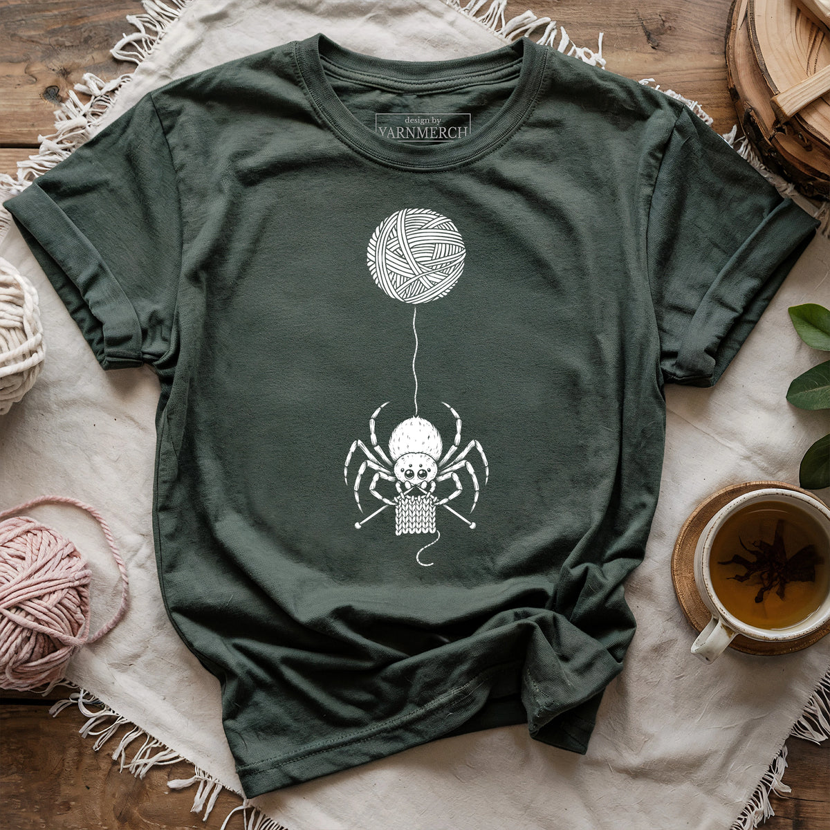 Knitting My Web T-shirt
