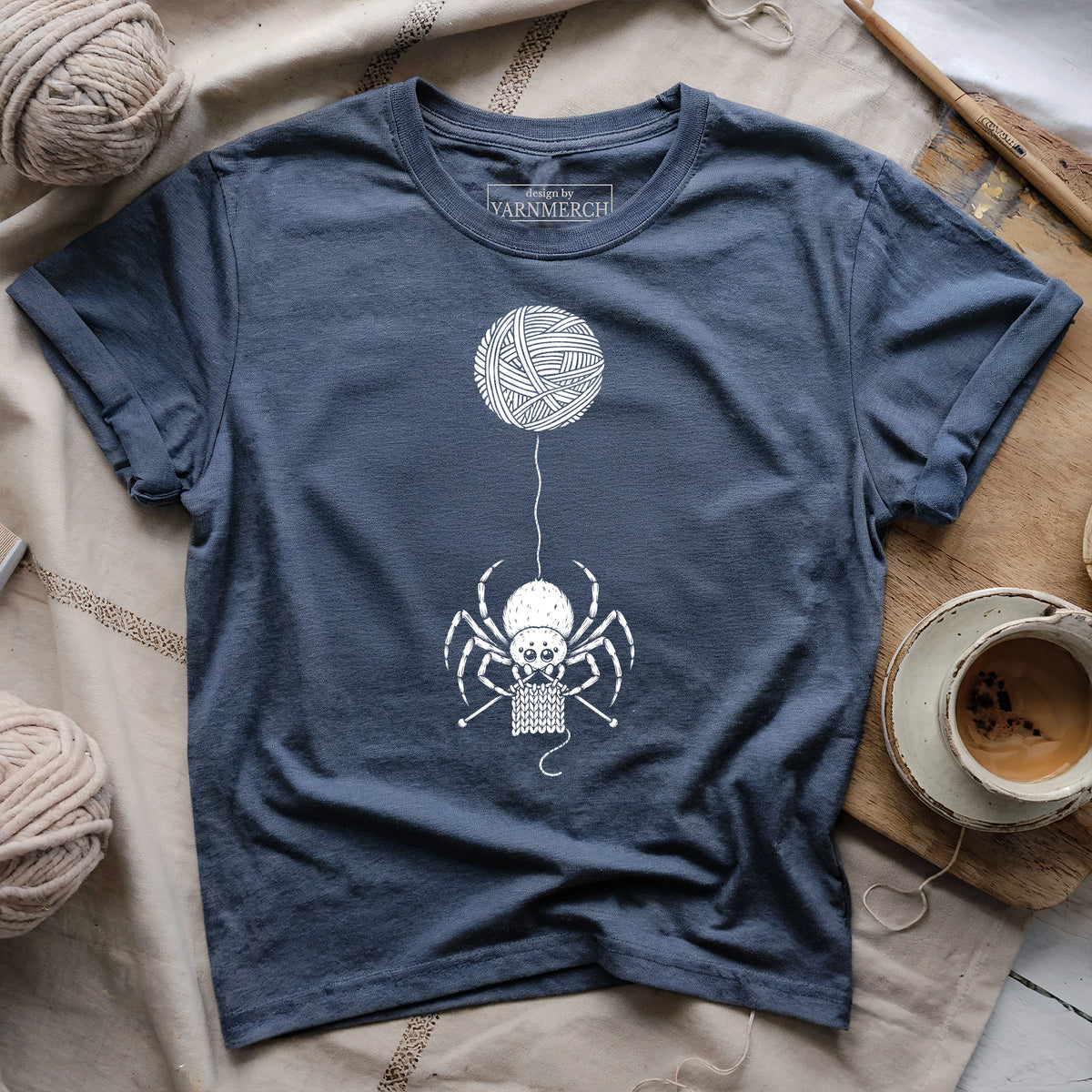 Knitting My Web T-shirt
