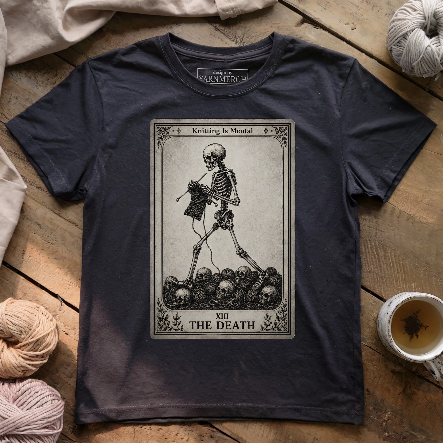The Death Knitting Tarot T-shirt