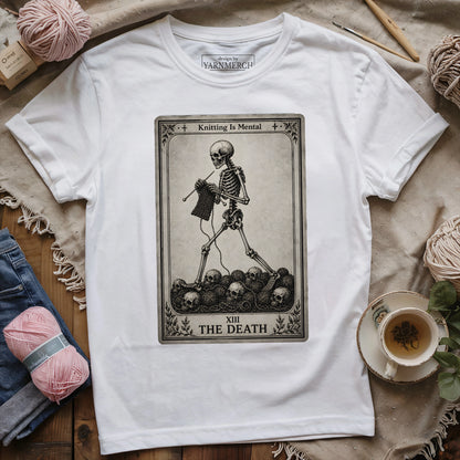 The Death Knitting Tarot T-shirt