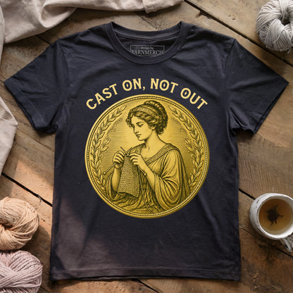 Cast On, Not Out T-shirt