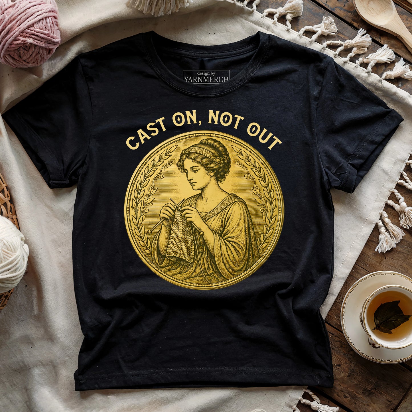 Cast On, Not Out T-shirt
