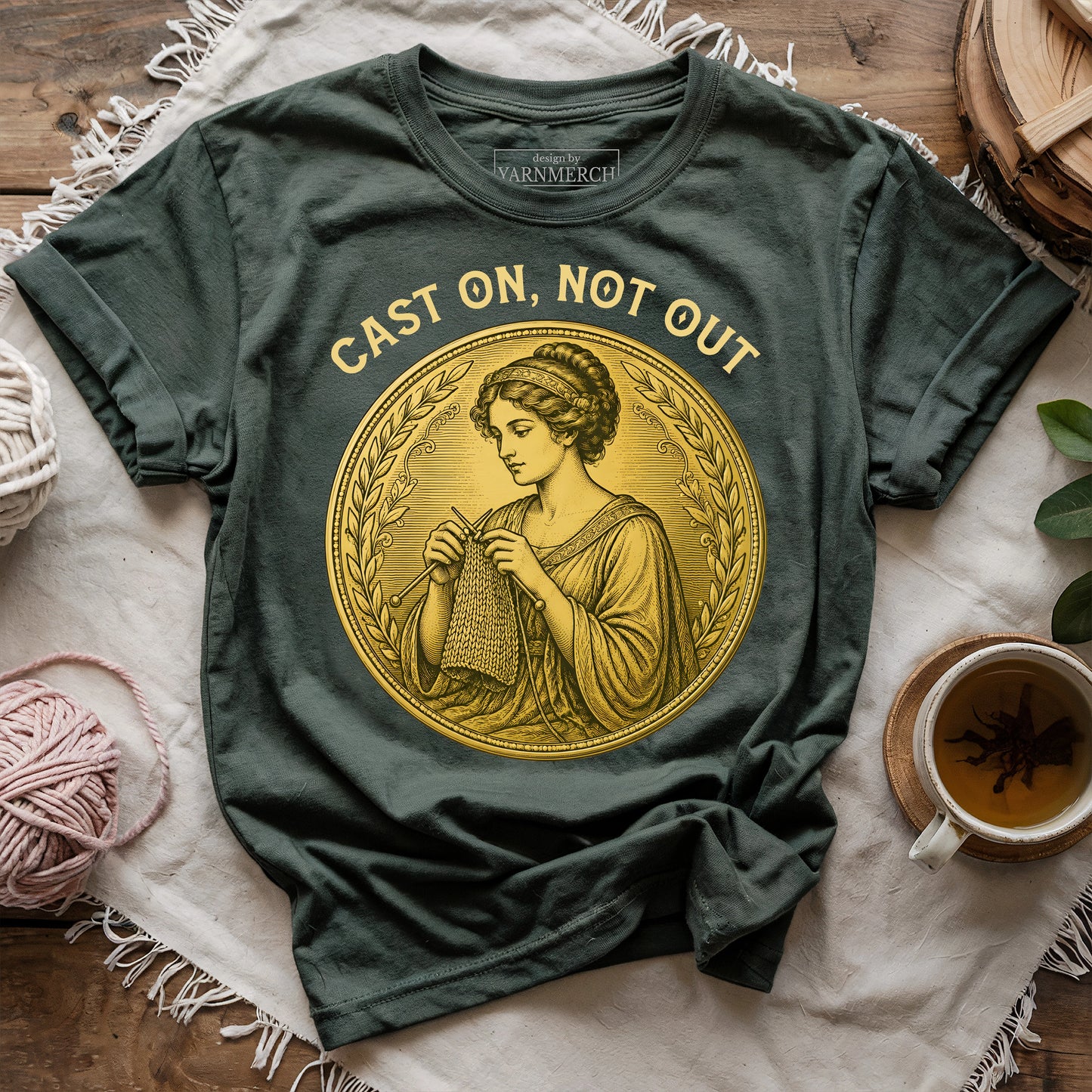 Cast On, Not Out T-shirt