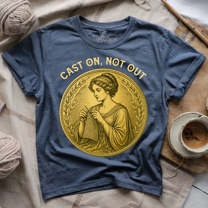 Cast On, Not Out T-shirt