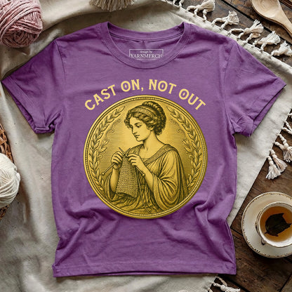 Cast On, Not Out T-shirt