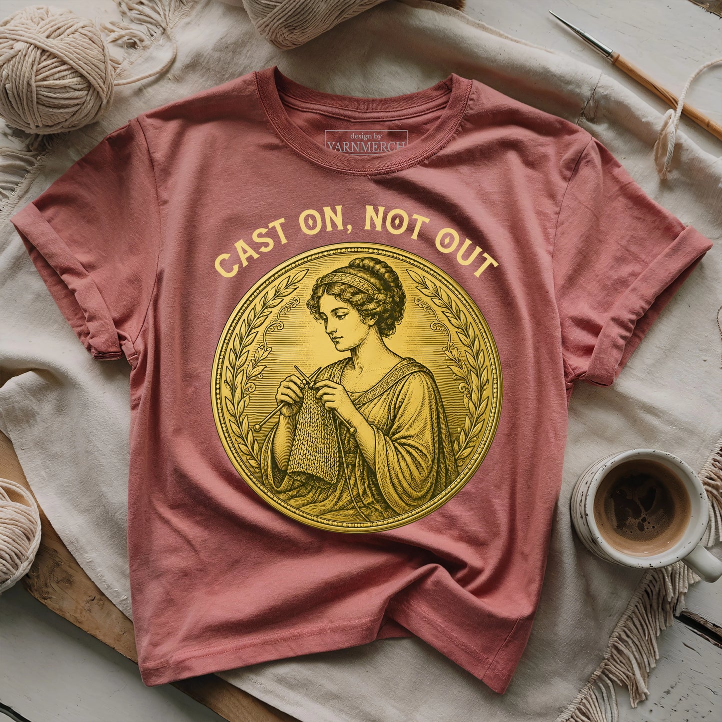 Cast On, Not Out T-shirt