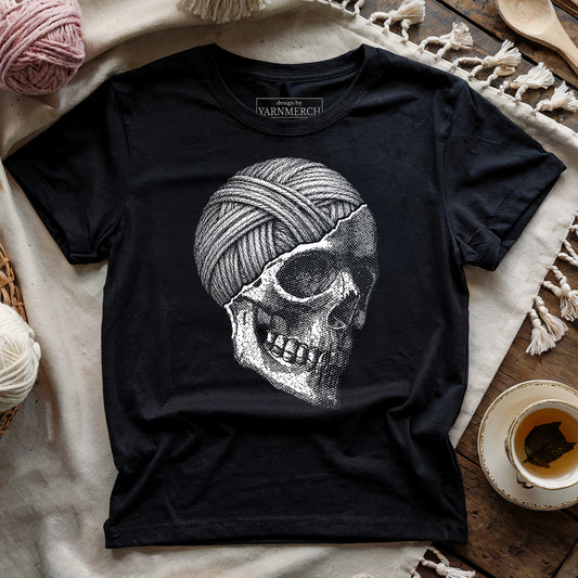 Yarn Skull Brain T-shirt