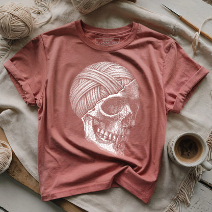 Yarn Skull Brain T-shirt