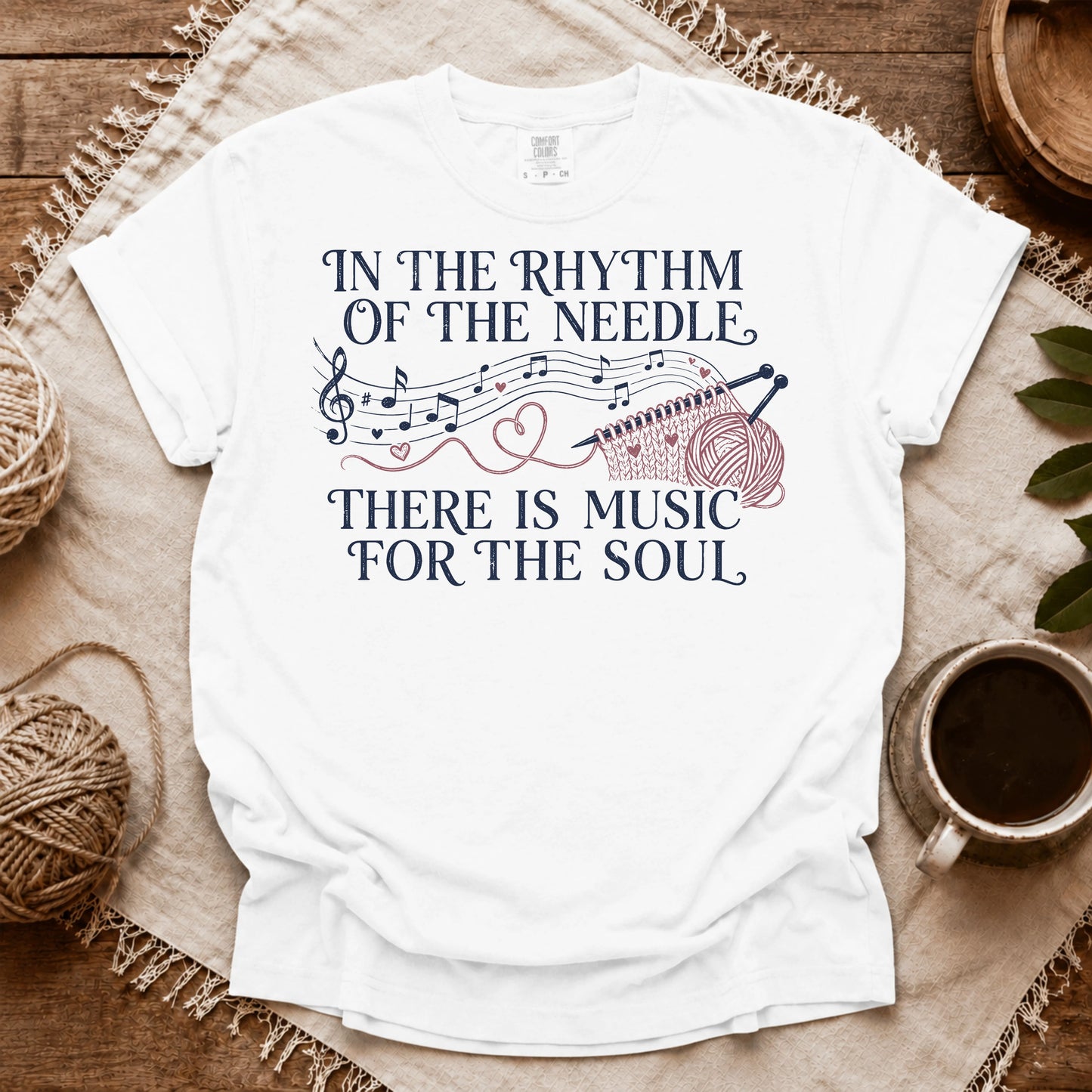 Comfort Colors Rhythm of the Needles! T-shirt
