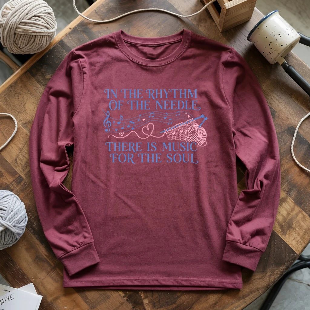 Rhythm of the Needles! Long Sleeve T-shirt