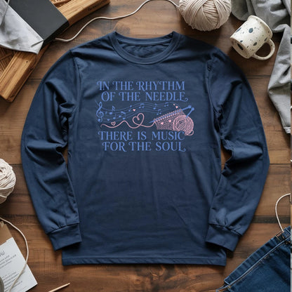 Rhythm of the Needles! Long Sleeve T-shirt