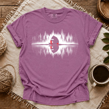 Comfort Colors Bear Knitting Reflection T-shirt