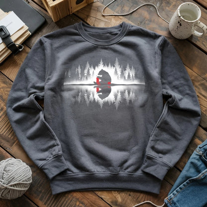 Bear Knitting Reflection Sweatshirt